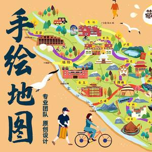 莆田市手绘旅游地图(莆田三维地图实景地图)